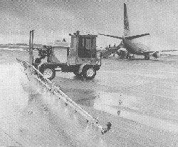 Spraying at Leeds Bradford Airport
